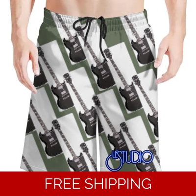 Le Studio SG Custom 3D Men's Beach Shorts